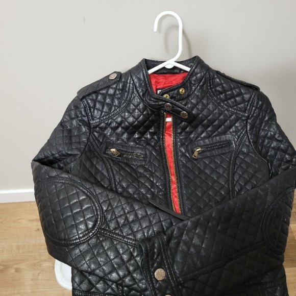 Dolce  & Gabana quilted soft leather  bomber jacket womens - Picture 1 of 9